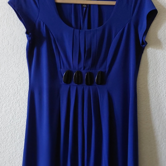 Enfocus Studio cobalt blue dress size 10 - Picture 4 of 4